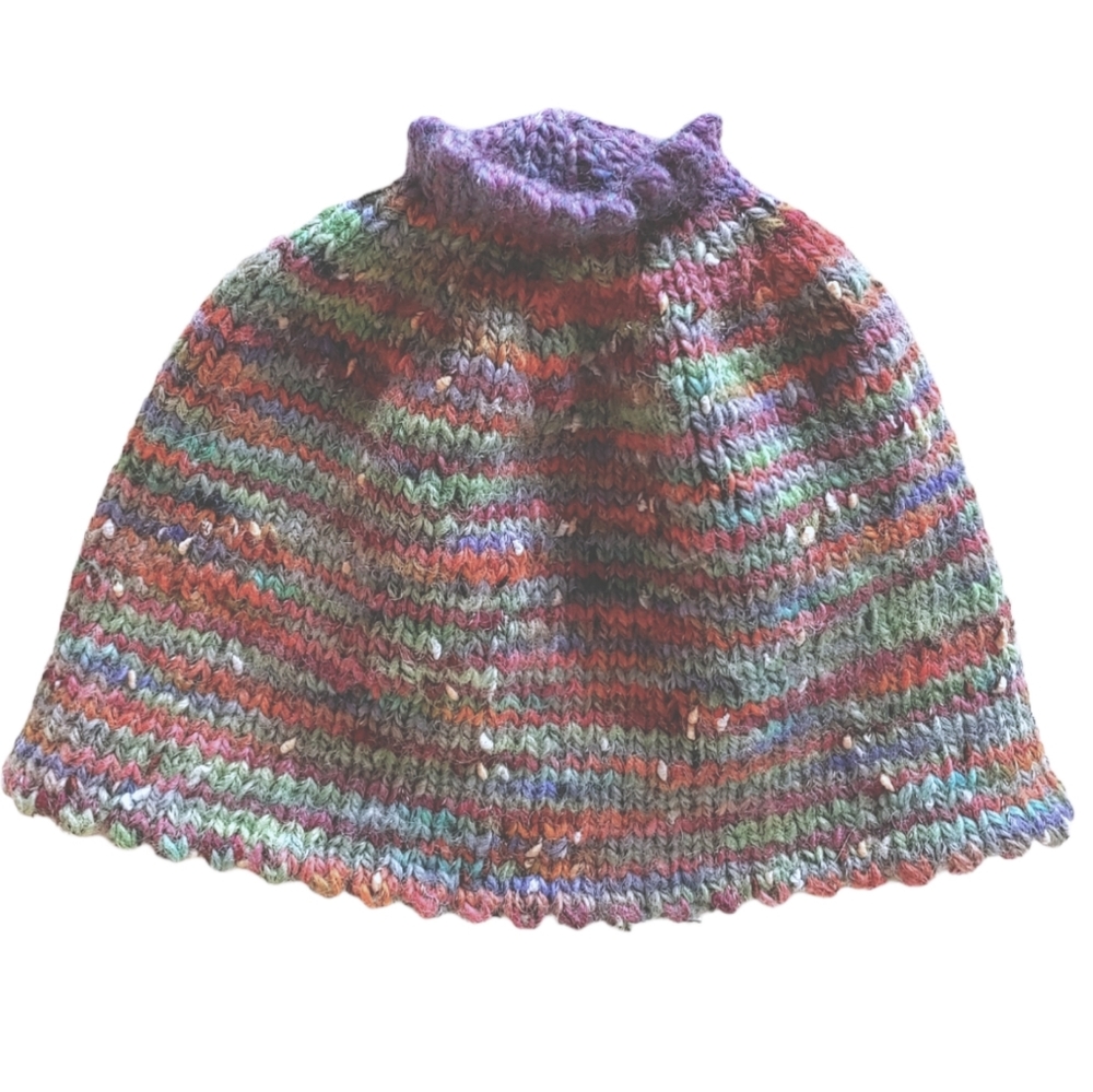 Handmade Winter Beanie Knitted Wool Hat Cap Warm and Thick - Picture 3 of 10